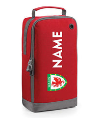 Personalised Wales Boot Bags Sports School Gym PE Accessories Customised Kit Bag