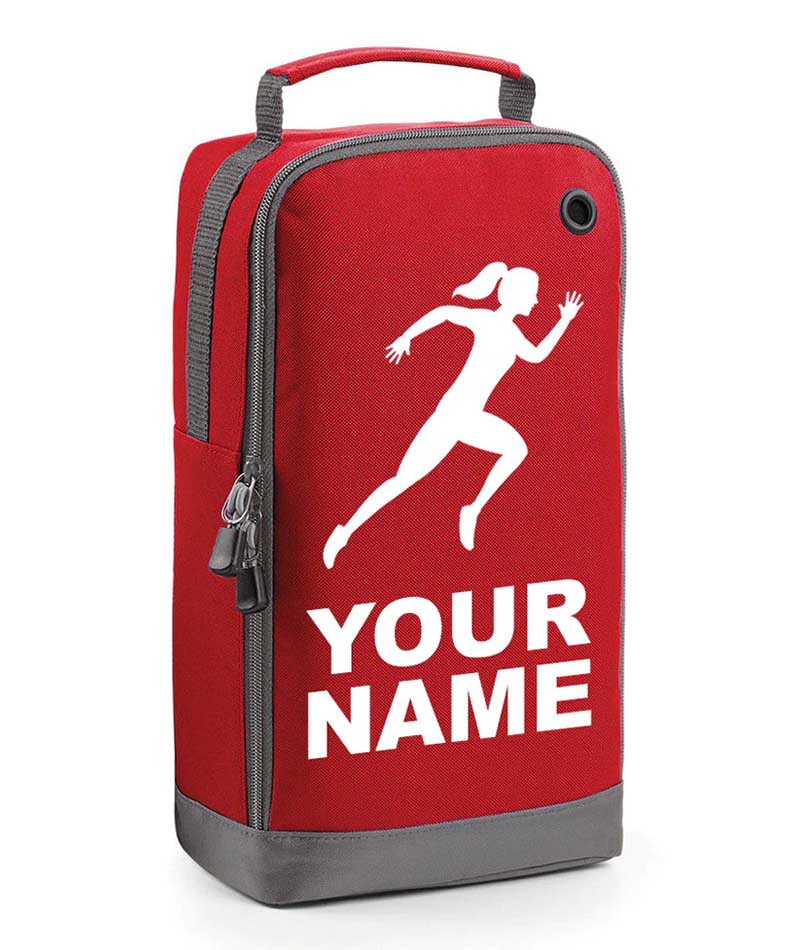 PROSPO PERSONALISED RUNNING BOOT BAG BOYS MENS RUNNER GIRLS LADIES SHOE BAG JOG