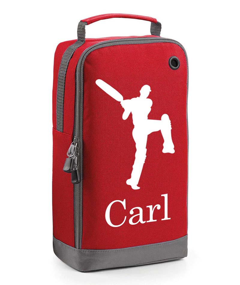 Personalised Childrens Cricket Boot Bag Kids Sports Gift Custom Shoe Bags