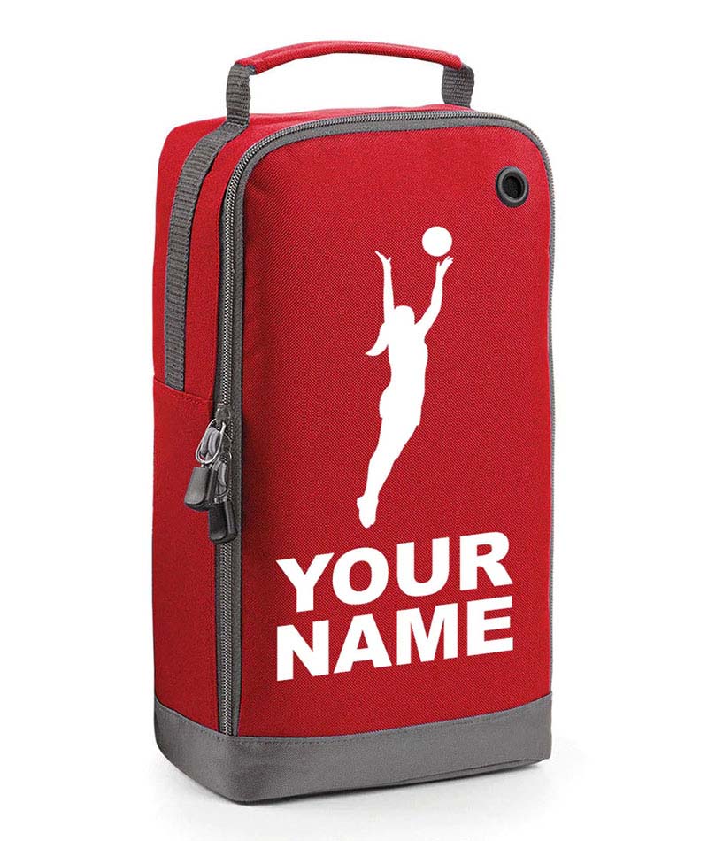 Personalised Any Name Netball Boot Bags Girl Sports Pe Accessorie Custom Kit Bag