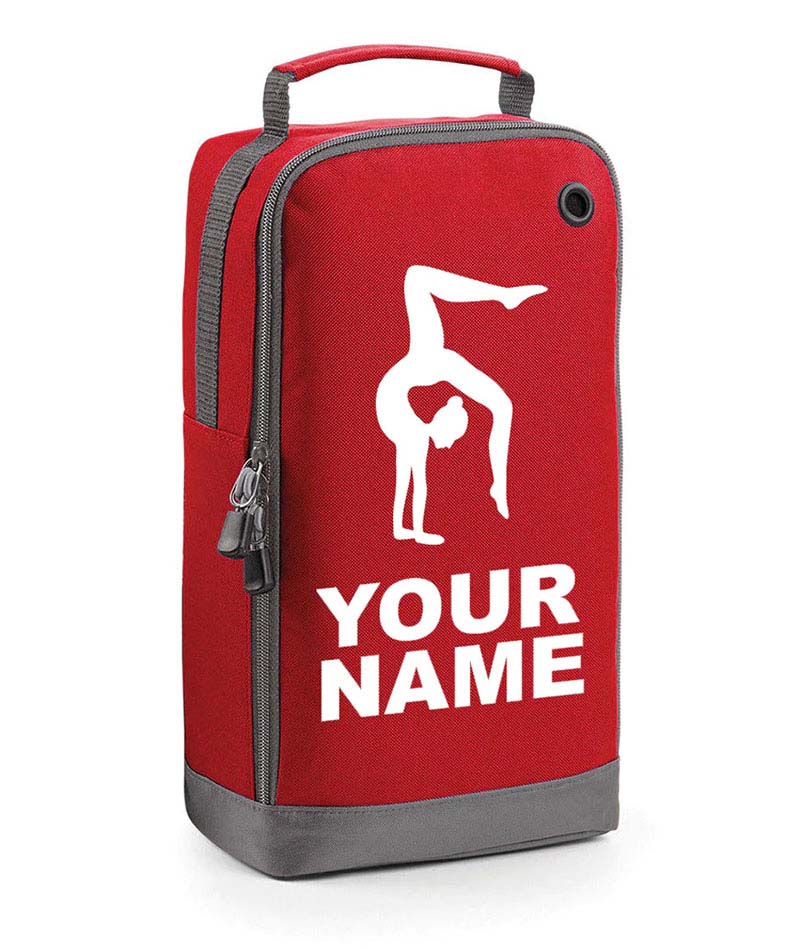 Personalised Any Name Gymnastics Boot Bags Dance Ballet Sports Pe Custom Kit Bag