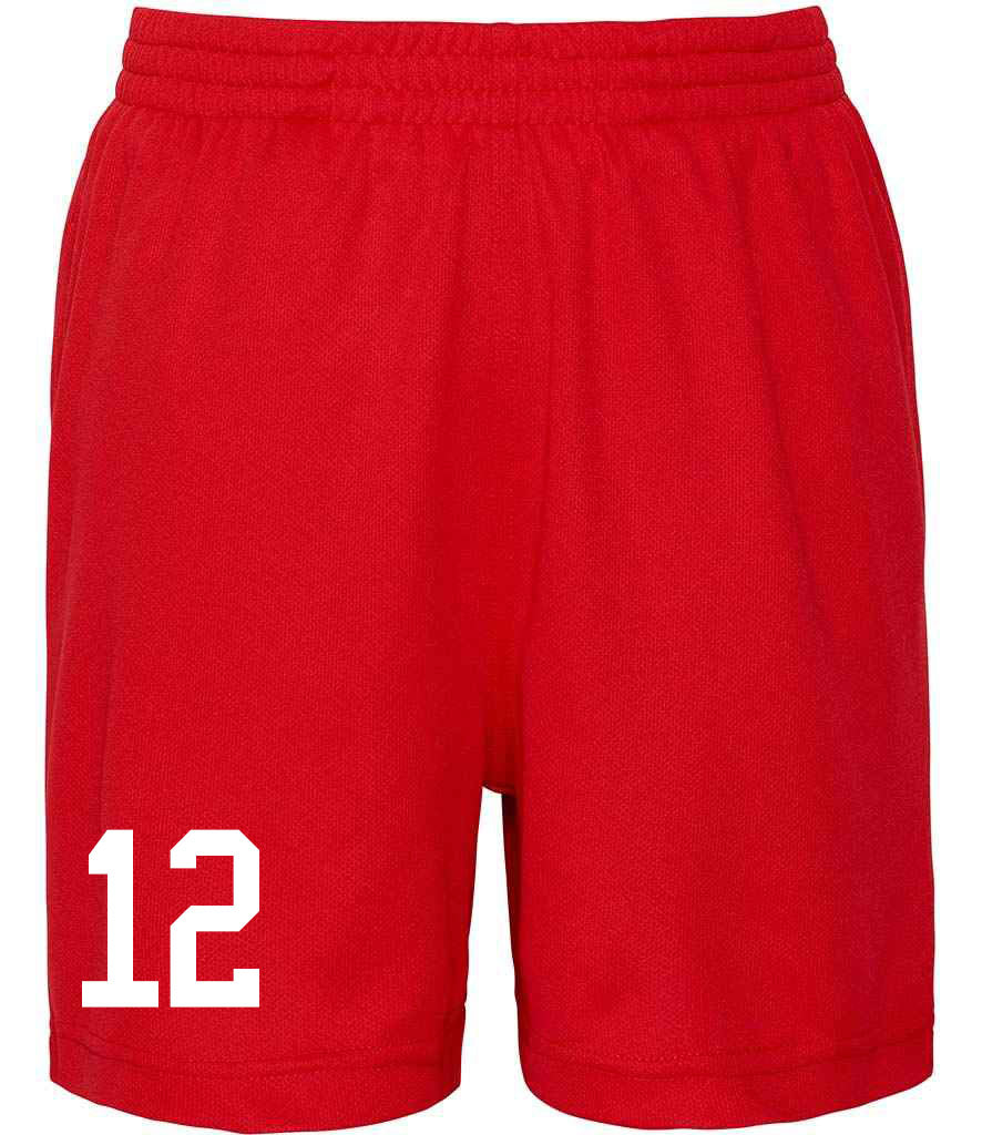 Personalised Wales Style Football Kits Red Custom Shirts Shorts and Socks