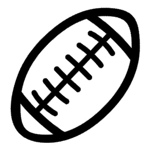 Rugby Ball Sticker - Personalised With Your Name