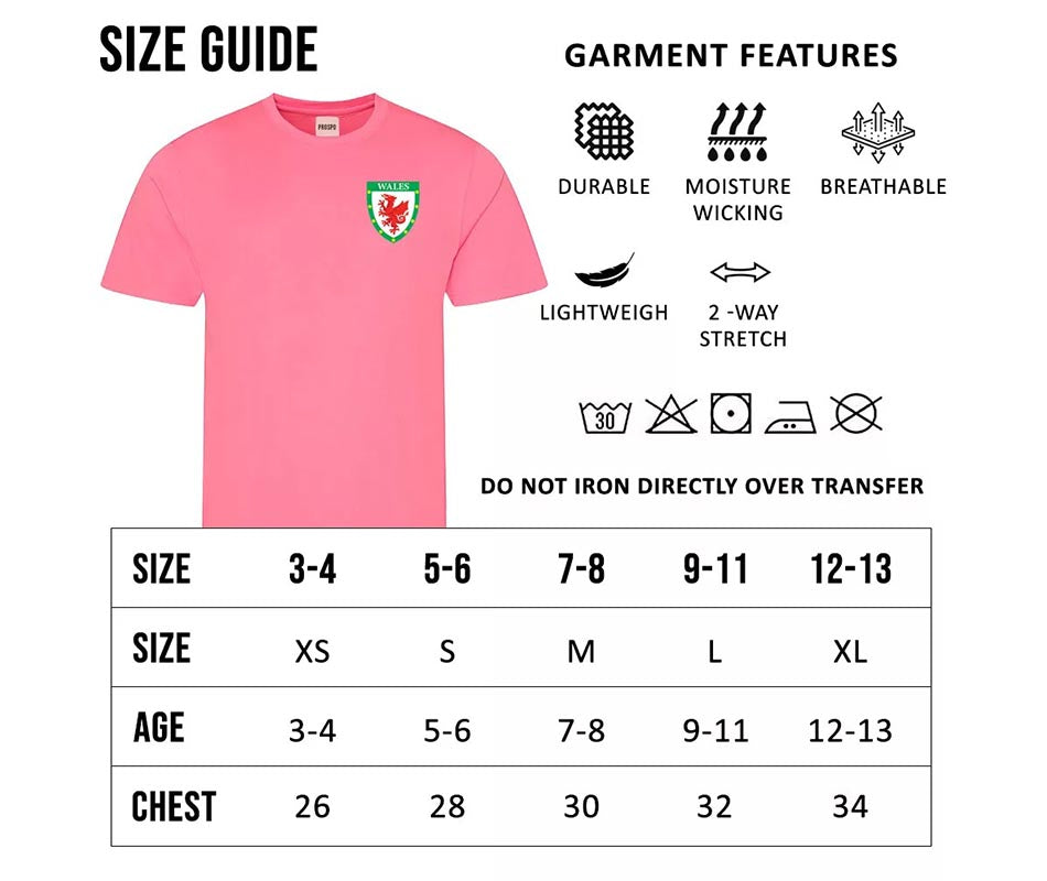 Personalised Wales Style Football Kits Custom Shirts Shorts Socks and Kit Bags