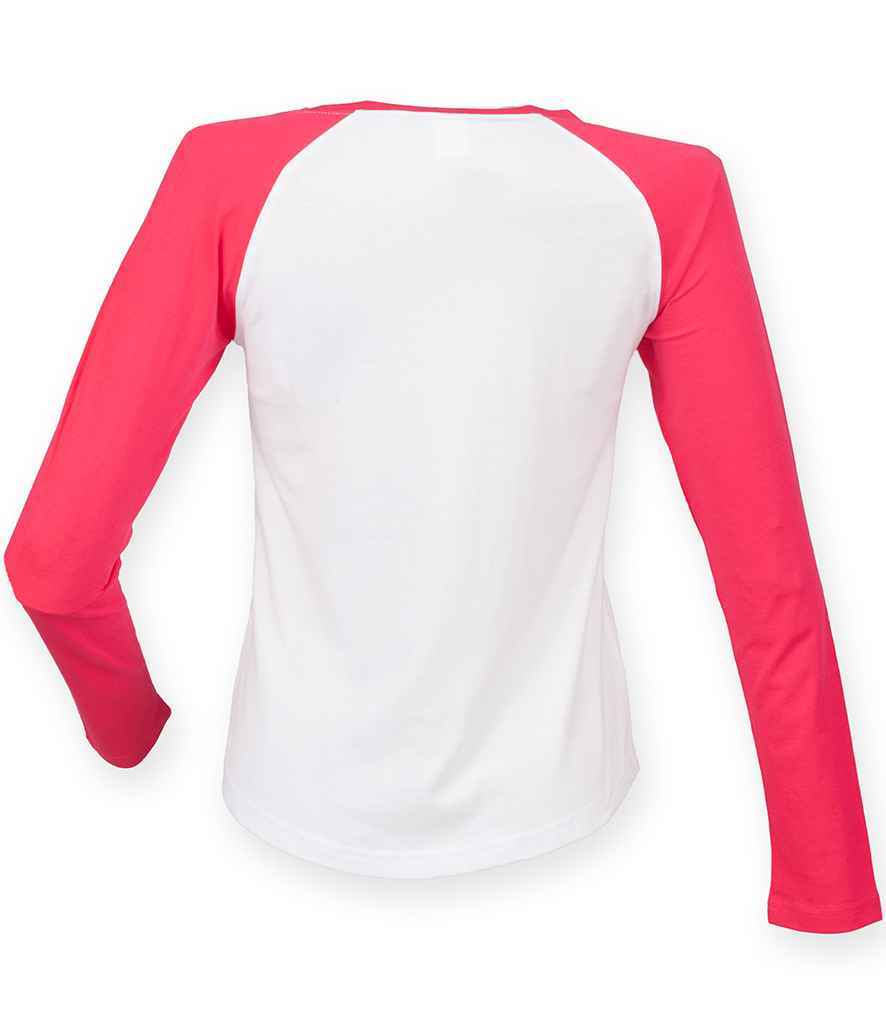 SF Clothing Ladies Long Sleeve Baseball TShirt