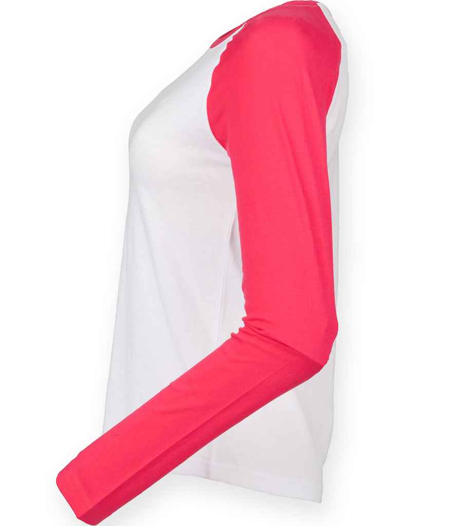SF Clothing Ladies Long Sleeve Baseball TShirt