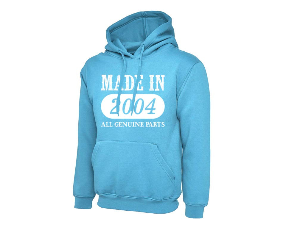 Made In 2004 Hoodie Jumper Top Workwear Sportswear Outerwear Unisex Hoodies