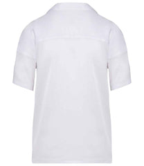 Spasso Ladies Short Sleeve Oversized TENCEL Shirt
