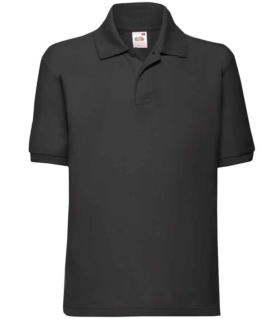 Fruit of the Loom Kids PolyCotton Piqu Polo Shirt