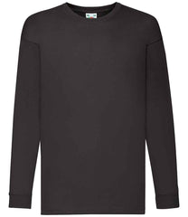 Fruit of the Loom Kids Long Sleeve Value TShirt
