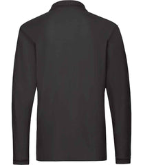 Fruit of the Loom Premium Long Sleeve Cotton Piqu Polo Shirt