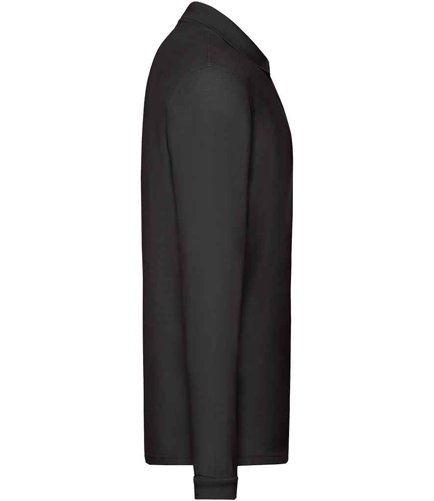 Fruit of the Loom Premium Long Sleeve Cotton Piqu Polo Shirt