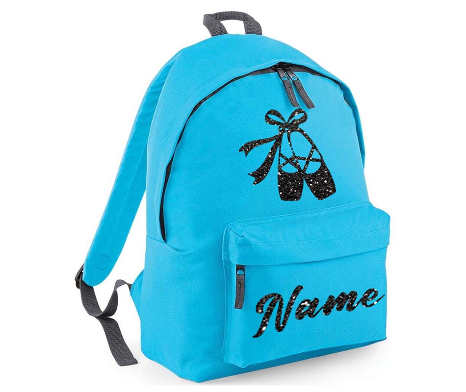 Personalised Gymnastics School Backpack Kids Any Name Text Girls Casual Travel