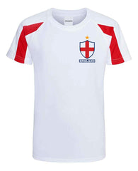 Children Personalised England Flag Badge Football Kits