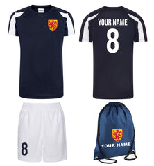 Personalised Scotland Style Football Kits Custom Shirts Shorts and Kit Bags