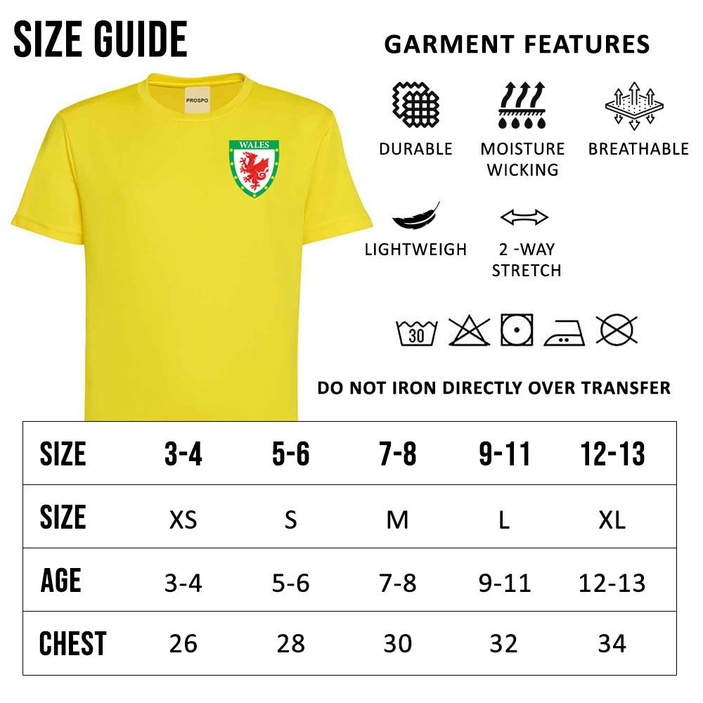 Personalised Wales Style Football Kits Custom Sports Shirts Shorts and Socks