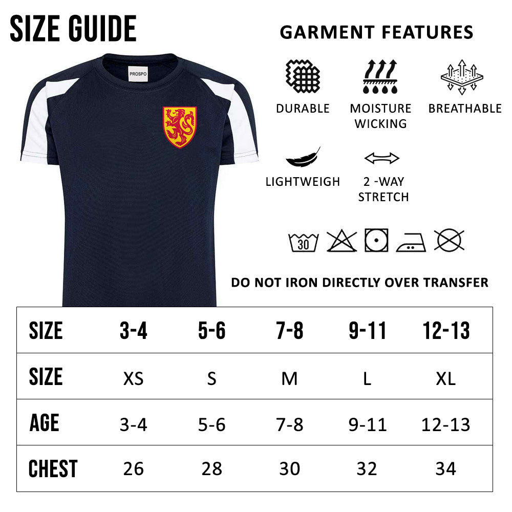 Personalised Scotland Football Kits Navy and White Football Shirts and Shorts