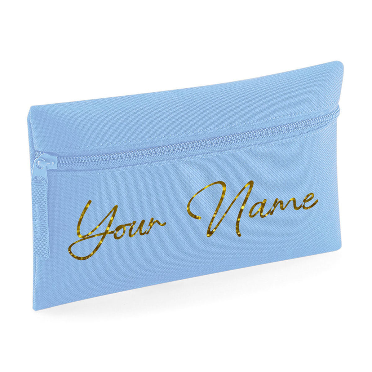 Personalised Pencil Case With Glitter Name School Equipment Pens Bag Case