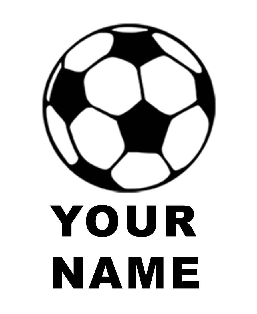 Football Stickers - Personalised With Your Name