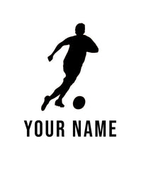 Football Stickers - Personalised With Your Name