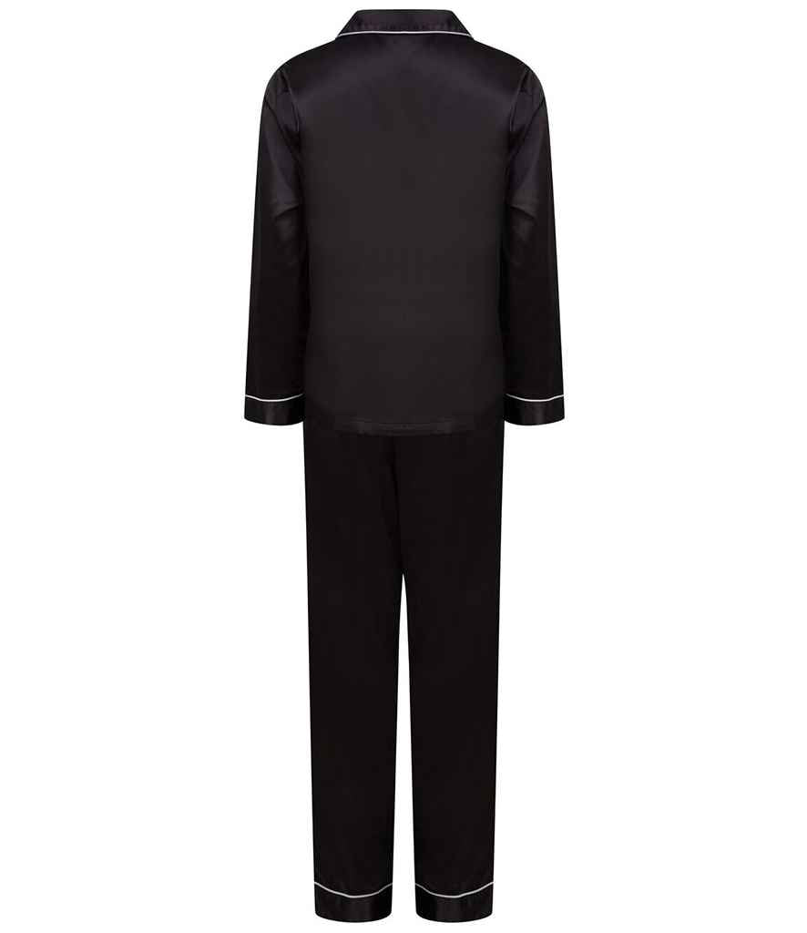 Towel City Ladies Satin Long PJs