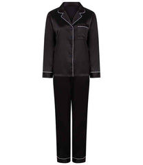 Towel City Ladies Satin Long PJs