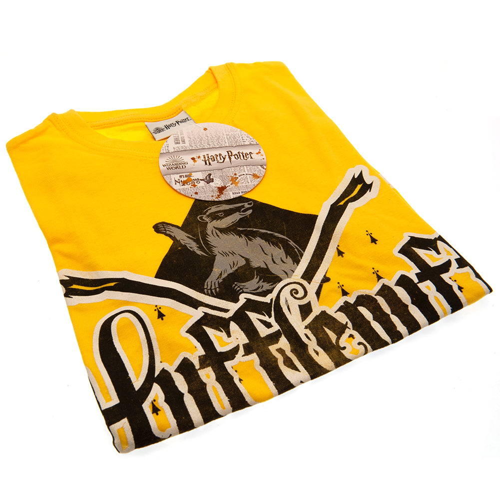 Harry Potter Hufflepuff T Shirt Junior 7-8 Yrs