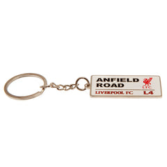 Liverpool FC Embossed Street Sign Keyring