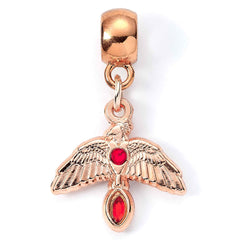 Harry Potter Rose Gold Plated Fawkes Charm