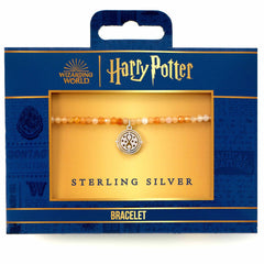 Harry Potter Stone Bracelet With Sterling Silver Charm Time Turner