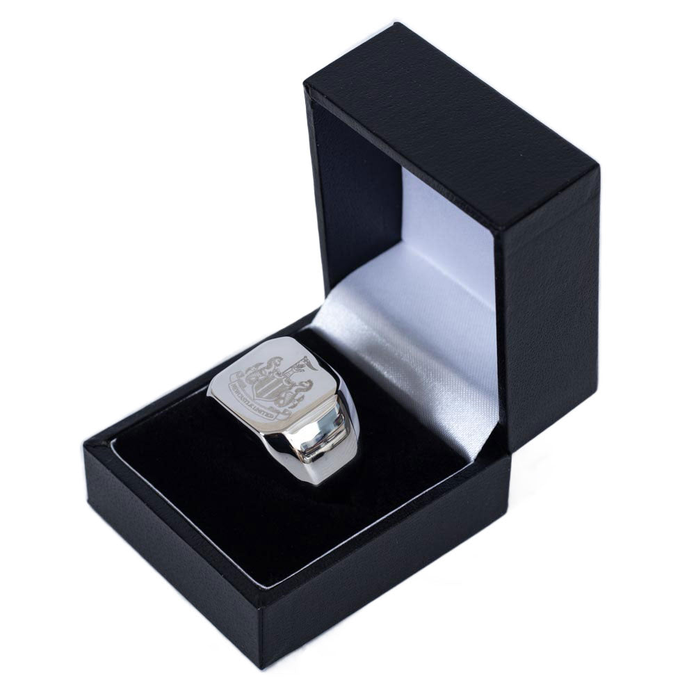 Newcastle United FC Square Signet Ring Medium
