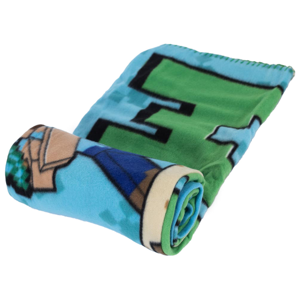 Minecraft Survival Mode Fleece Blanket