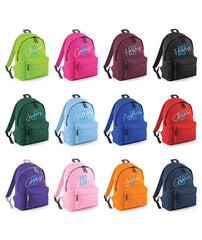 Personalised Name School Backpack Bag Kids Girls Boys Rucksack Casual and Travel Bag PE Kit