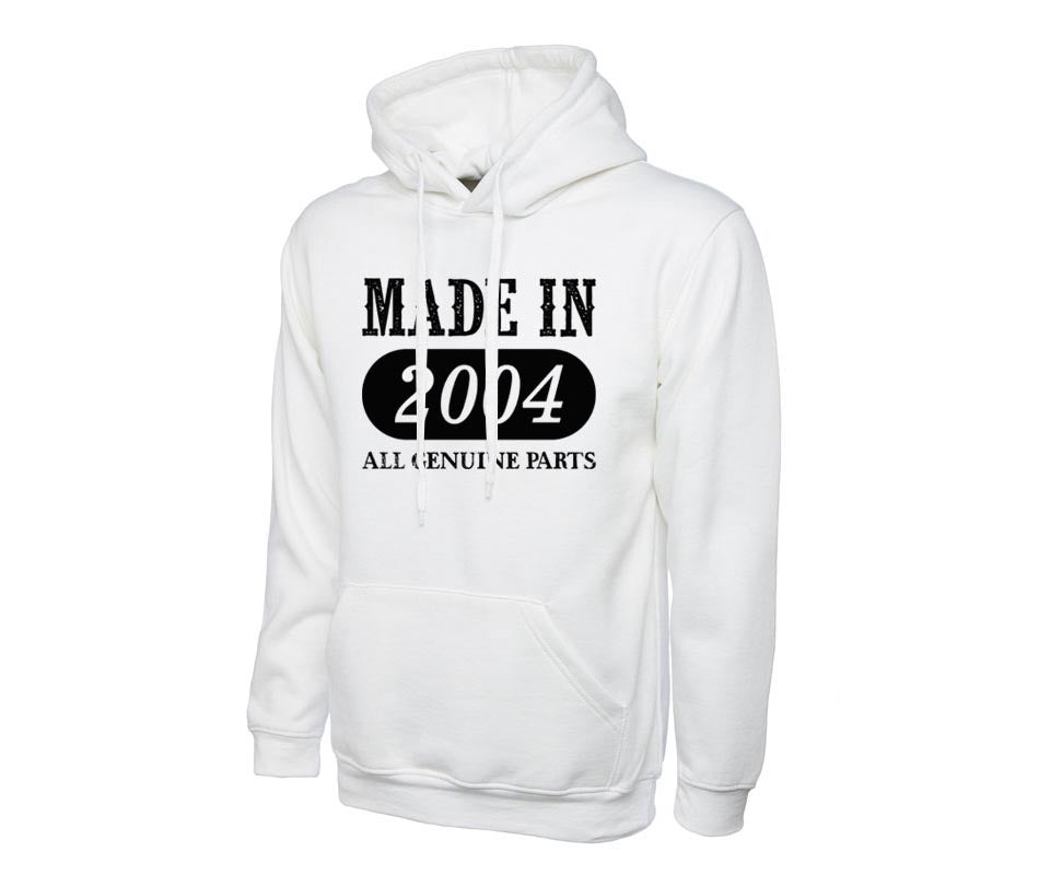 Made In 2004 Hoodie Jumper Top Workwear Sportswear Outerwear Unisex Hoodies