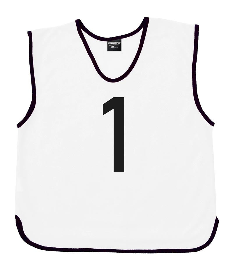 Personalised Custom Front and Back Numbered Football Training Bibs