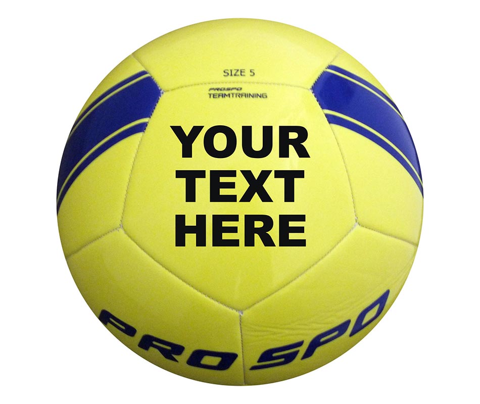 Personalised Any Text Training Football - Size 3, 4, 5 Highly Durable Balls