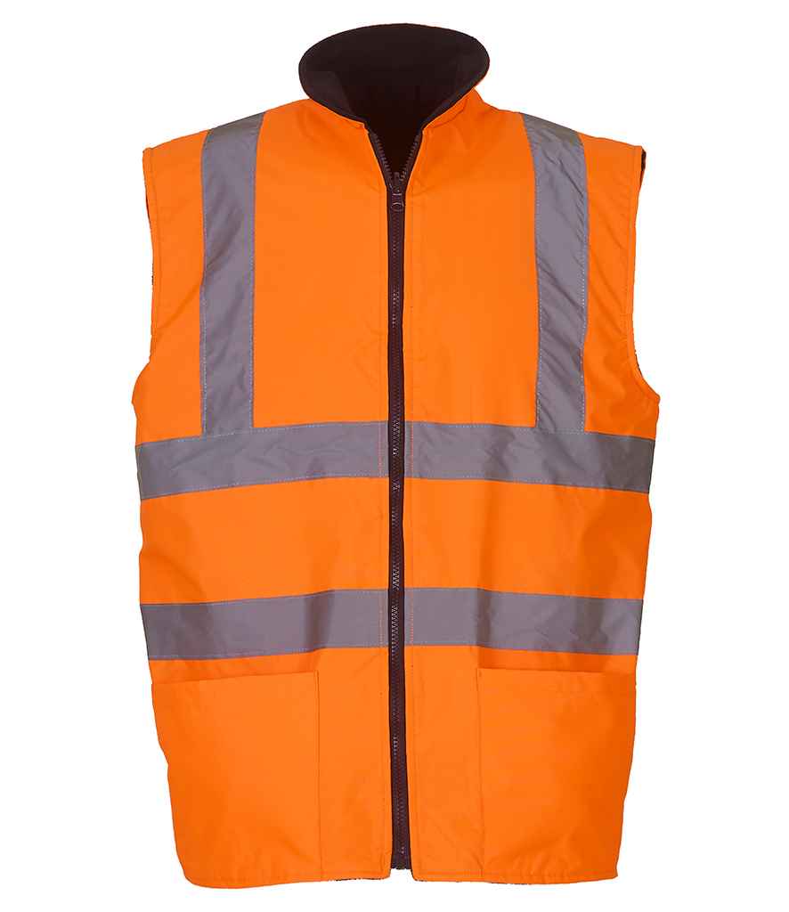 Yoko HiVis Reversible Fleece Bodywarmer
