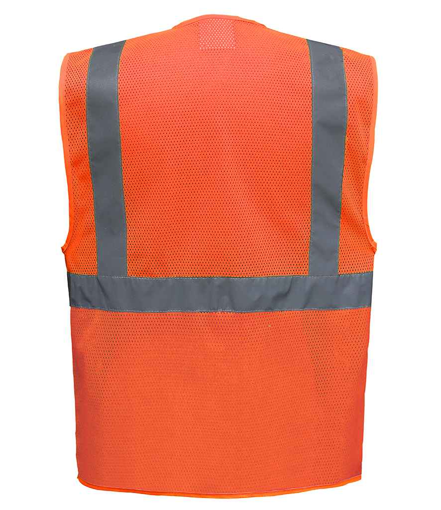 Yoko HiVis Top Cool Open Mesh Executive Waistcoat