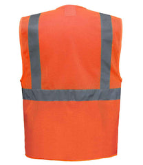 Yoko HiVis Top Cool Open Mesh Executive Waistcoat