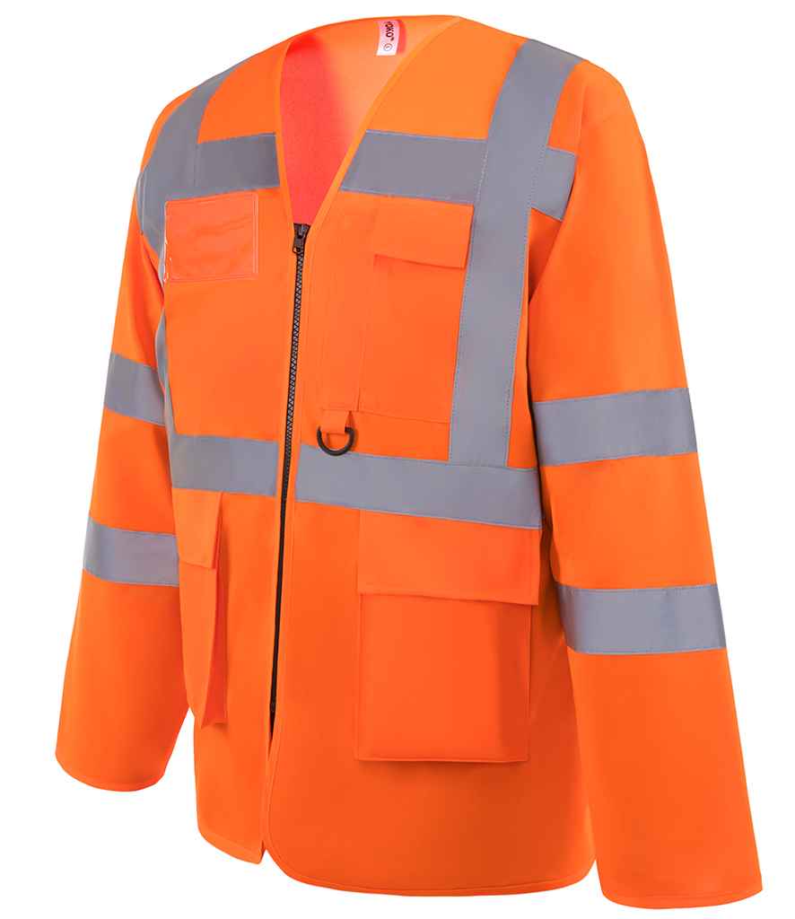 Yoko HiVis Executive Long Sleeve Waistcoat