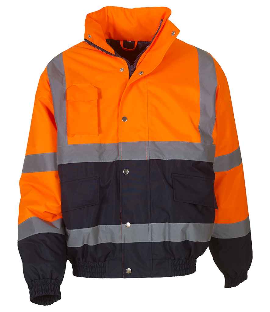 Yoko HiVis Two Tone Bomber Jacket