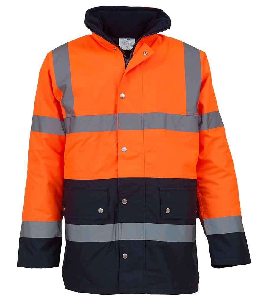 Yoko HiVis Two Tone Motorway Jacket