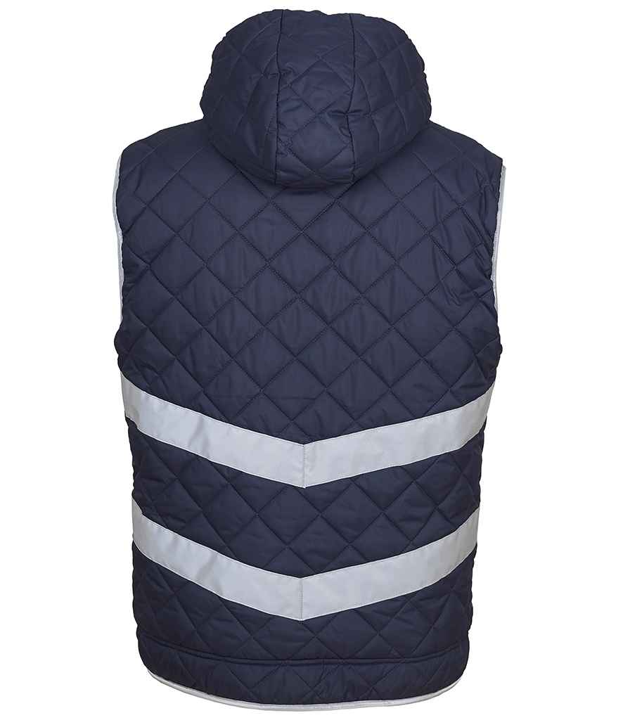 Yoko HiVis Kensington Hooded Gilet