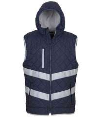 Yoko HiVis Kensington Hooded Gilet