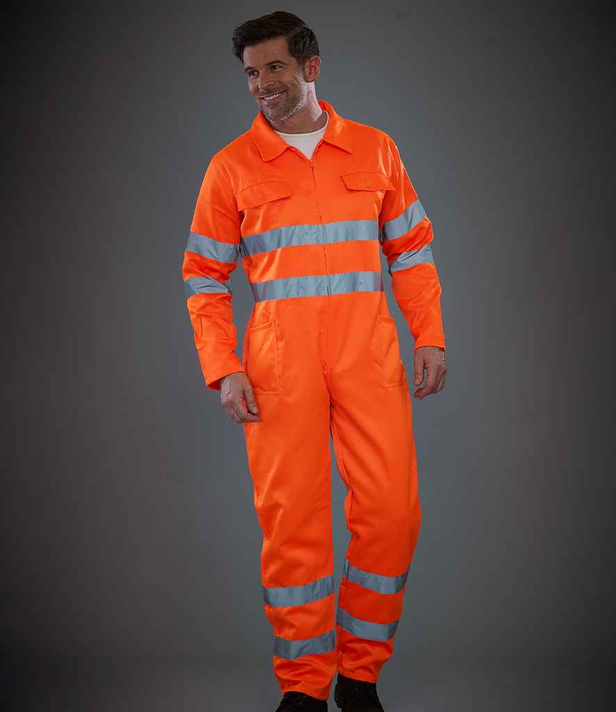 Yoko HiVis PolyCotton Coverall