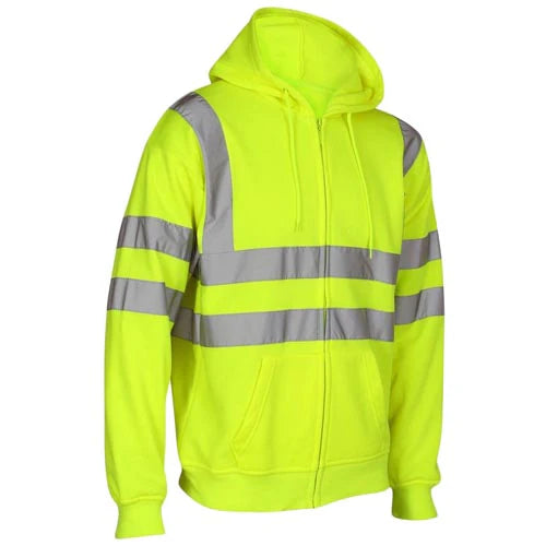 Hi Vis Zip Hoodie