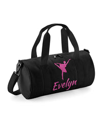 Personalised Girls Gymnastics Dance Ballet Uniform School Gym Kit Kids Bag Gift