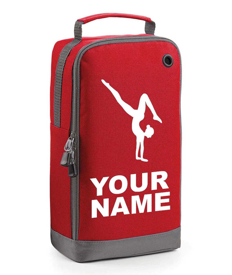 Personalised Any Name Gymnastics Boot Bags Dance Ballet Sports Pe Custom Kit Bag