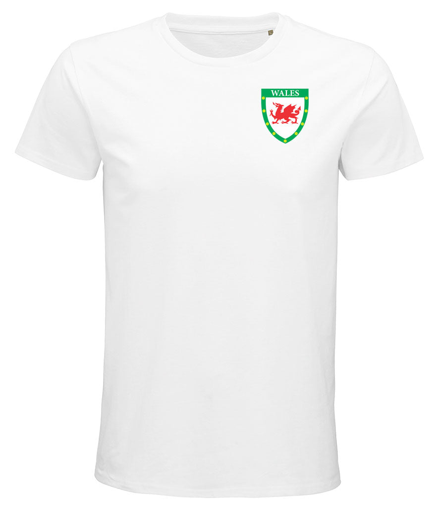 Personalised Wales Style Football Kits White & Red Customised Shirts and Shorts