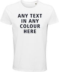 Prospo® Personalised Unisex Short Sleeve Crew Neck T-Shirt